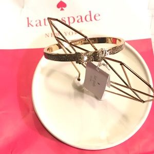 ♠️Kate Spade Take a Bow Glitter Bangle w/Bow ♠️